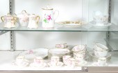 TWO SHELVES OF CONTINENTAL PORCELAIN