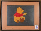 ANIMATION CEL OF WINNIE THE POOH WITH