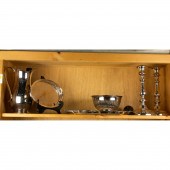 SHELF OF PLATED ITEMS TOWLE TRAY  3a3f55