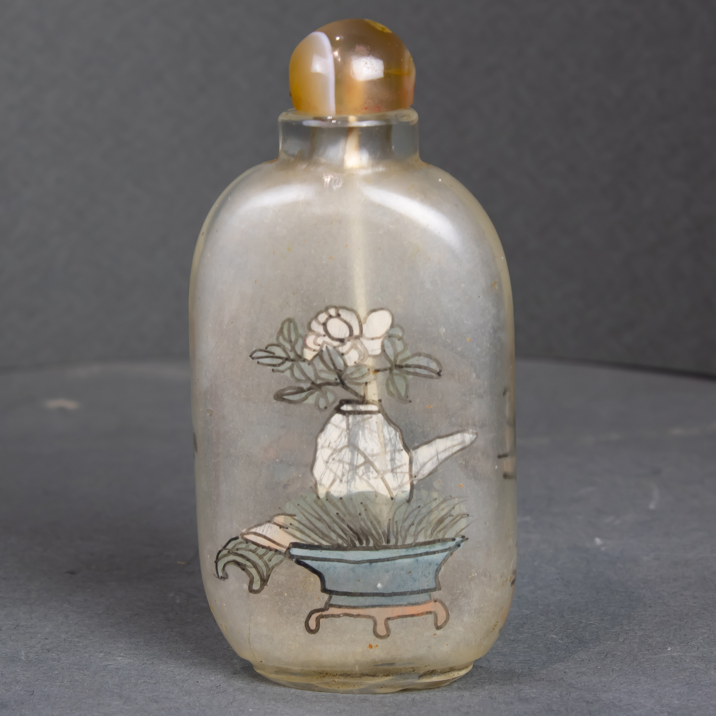 CHINESE REVERSE PAINTED SNUFF BOTTLE 3a4087