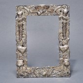 CHINESE EXPORT SILVER PICTURE FRAME