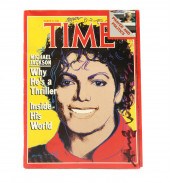 ANDY WARHOL SIGNED  3/19/1984 TIME MAG