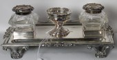 VICTORIAN SHEFFIELD PLATED STANDISH