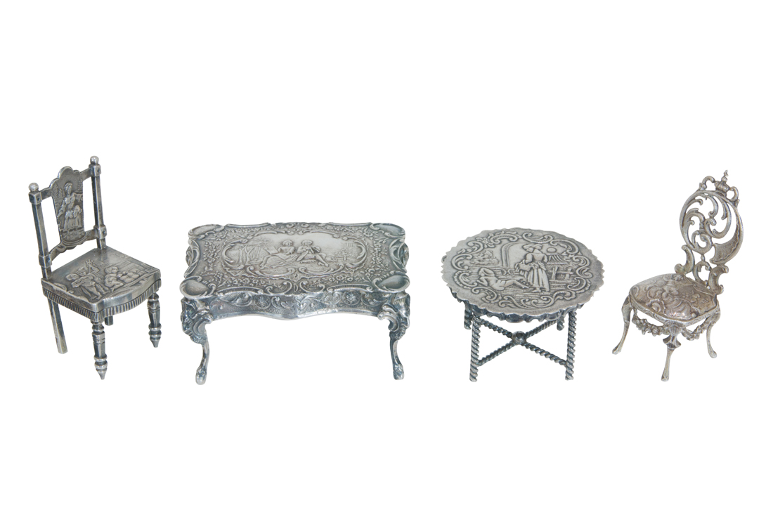 AN ASSEMBLED SUITE OF FOUR ROCOCO 3a2b40