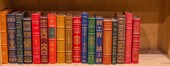 (LOT OF 18) ONE SHELF OF FRANKLIN LIBRARY