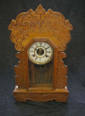 Waterbury Clock Company Pressed Oak