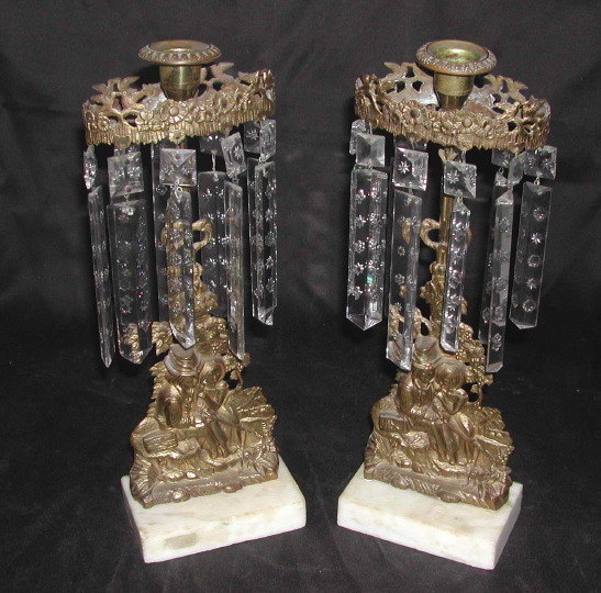 Pair of American Gilt-Lacquered