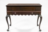 George III-Style Mahogany Spinet Desk,
