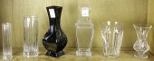 (LOT OF 6) MOSTLY BACCARAT CRYSTAL VASES