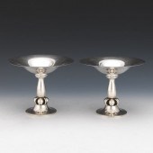 PAIR OF ALPHONSE LAPAGLIA STERLING SILVER