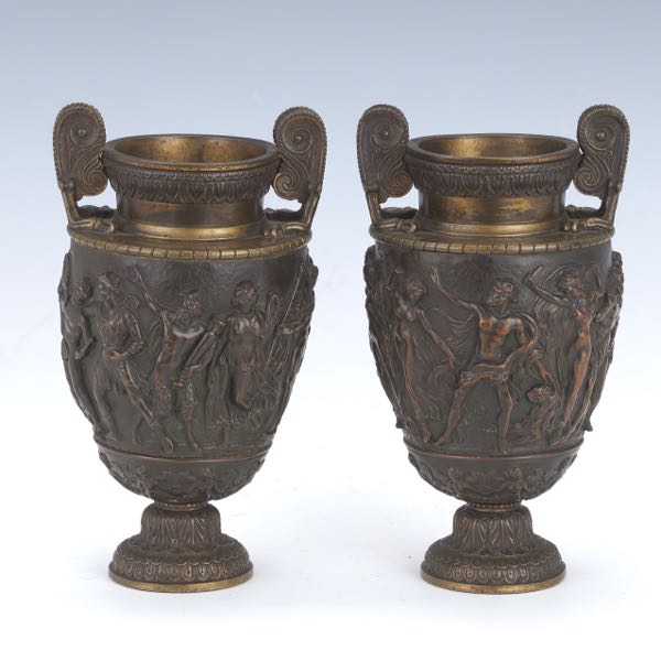 PAIR OF NEO CLASSICAL VOLUTE KRATER 3a6ed8