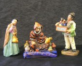Group of Three Royal Doulton Figurines,