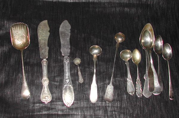 Thirteen Assorted Pieces of Sterling 3a52f0