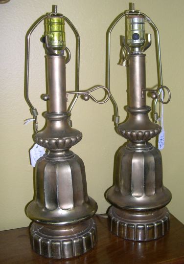 Attractive Pair of French Fluted 3a551c