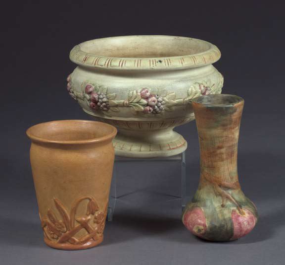 Group of Three Pottery Items  3a567d