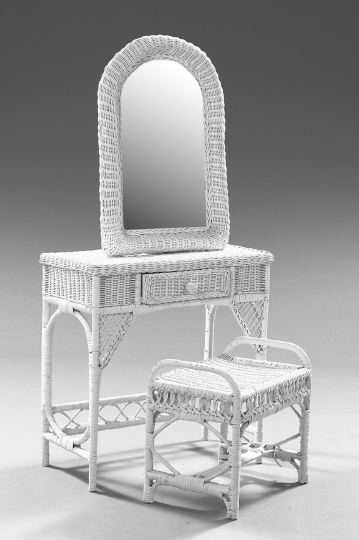 American Late Victorian Style Wicker 3a5687