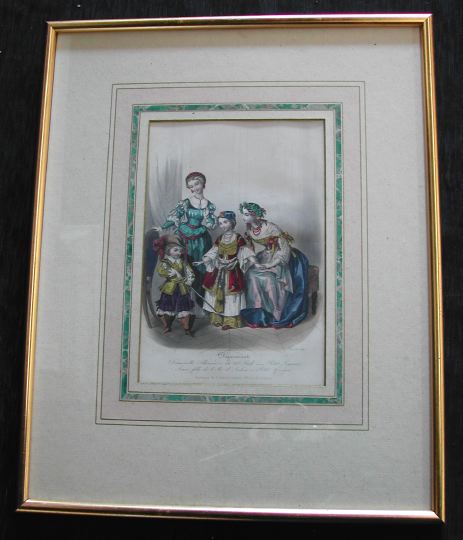 Nineteenth Century French Hand Colored 3a5814
