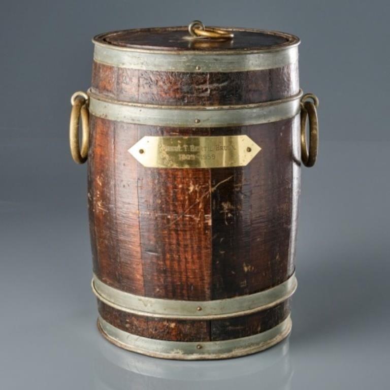TINNED BARREL SHAPED WINE COOLERGermany 3a81c4