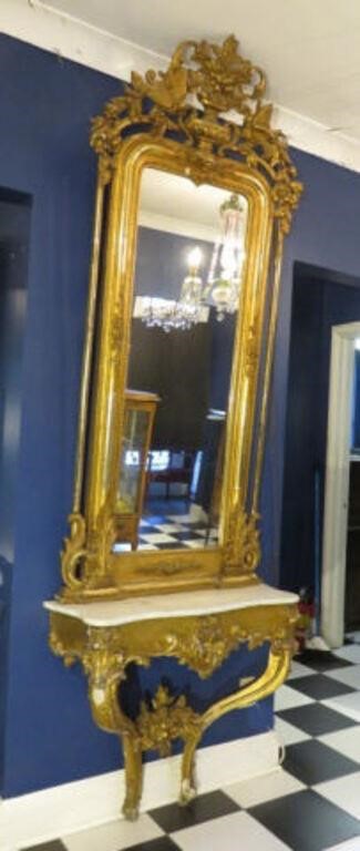 FINE FRENCH BELLE POQUE GILTWOOD 3a8ad9