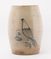 LARGE OVOID STONEWARE CONTAINER, 1865-75A