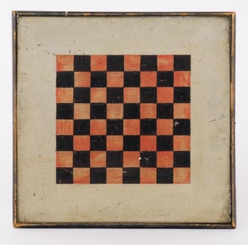 DOUBLE SIDED CHECKERBOARD 19TH 3a906a