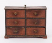 PINE SPICE CHEST, ENGLISH, CA. 1830A