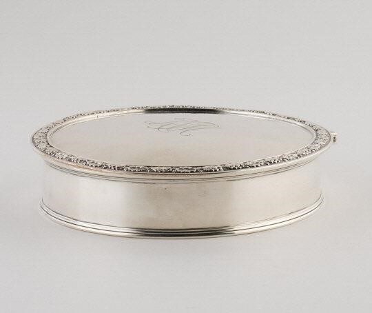 CIRCULAR STERLING SILVER STANDISH  3a911a