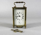 FRENCH BRASS CARRIAGE CLOCK 20TH 3a925f