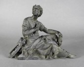 SPELTER FIGURE AFTER SAPPHO BY JAMES