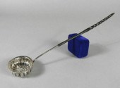 STERLING TODDY LADLE, ENGLISH, EARLY