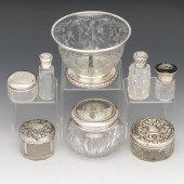 COLLECTION OF EIGHT STERLING SILVER