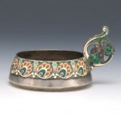 NICOLAS II RUSSIAN SILVER AND CLOISONNé