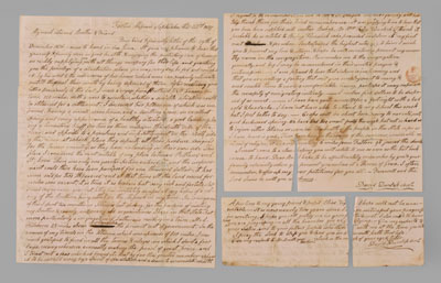 Salem Moravian Missionary Letter  3a7cb7