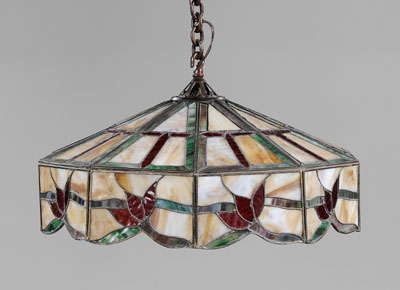 Stained Glass Hanging Shade ten 3a7cc8