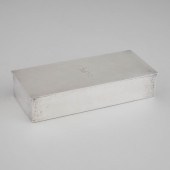 American Silver Cigarette Box, Tiffany