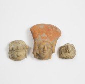 Three Pre-Columbian Terracotta Figure