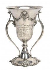 STERLING SILVER CHEVY CHASE GOLF TROPHY.