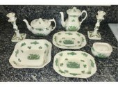 Copeland Spode, decorated with green