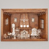 Dutch Silver Miniature Living Room 3ab9a9