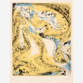 ANDRE MASSON CORPS MAGIQUE (1961 ETCHING)Andre