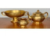 Rosenthal handled gold compote, with