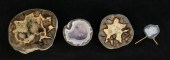 4 GEODES AGATE, SEPTARIAN4 geode mineral