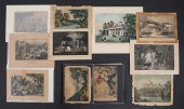 LOT OF CURRIER & IVES LITHOGRAPHSLarge