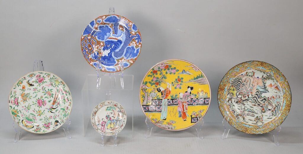 5 CHINESE PORCELAIN PLATESLot of 3ad1c0