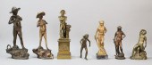 GROUPING OF BRASS AND BRONZE SCULPTURESNapoleon