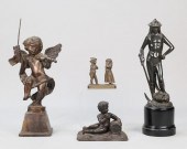 GROUPING OF FIGURAL BRONZESGrouping
