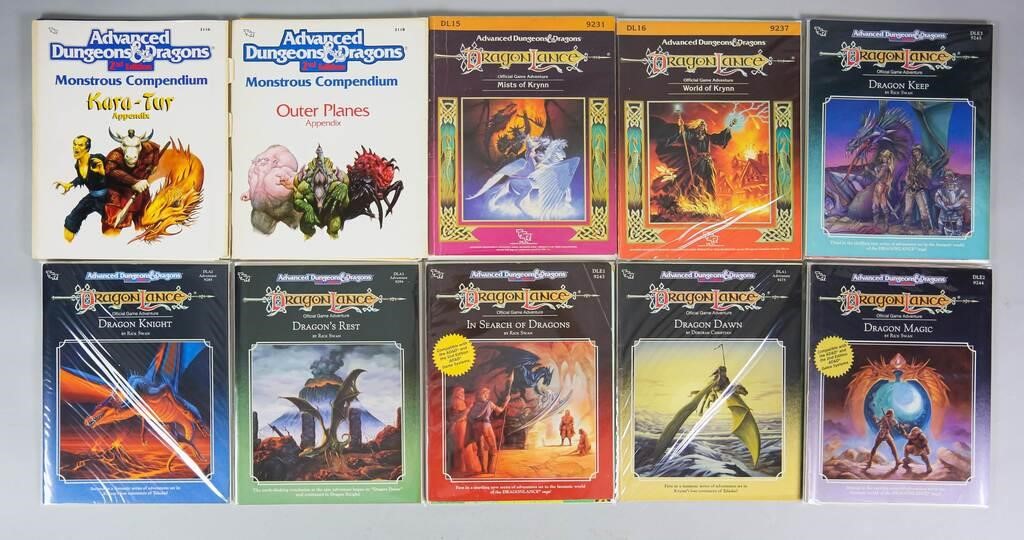10 TSR DUNGEONS AND DRAGONS ADVENTURES 3ad318