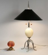 2 TABLE LAMPS OSTRICH EGG SEA 3ad46a