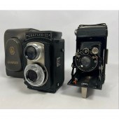 Graflex and Zeiss Ikon cameras. Vintage