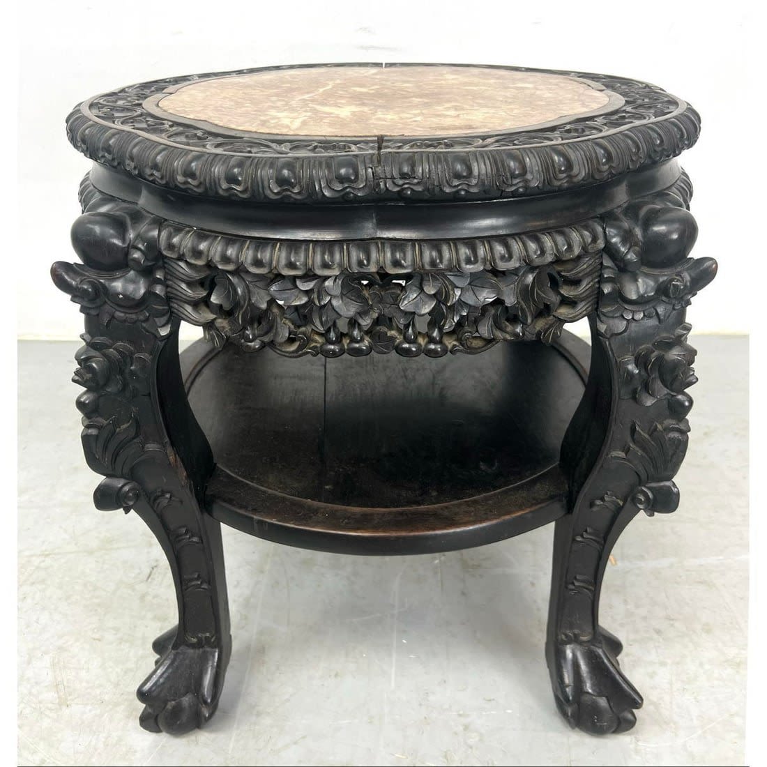 Carved Chinese Marble Top Side 3ad7e7